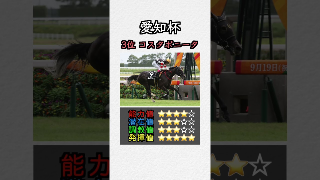 【重賞特化指数】愛知杯  #shorts #競馬予想 #競馬指数 #愛知杯