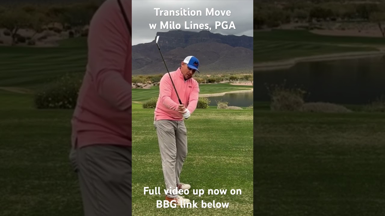 Transition move with @MiloLinesGolf #golf