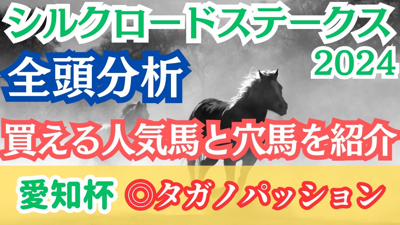 【シルクロードステークス2024】ハンデ戦で荒れる予感！重視する人気馬と買える穴馬とは？【全頭分析】