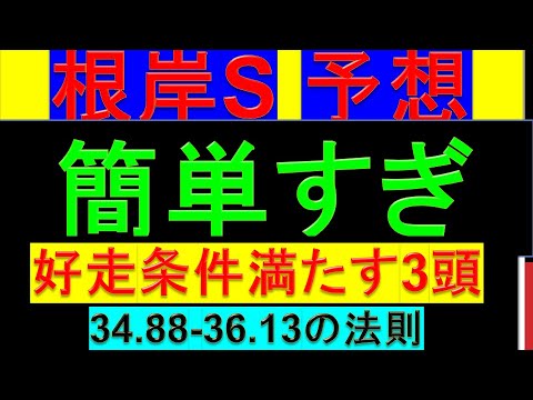 2024年 根岸ステークス 予想【簡単すぎ/3頭買えばOK/根岸S】