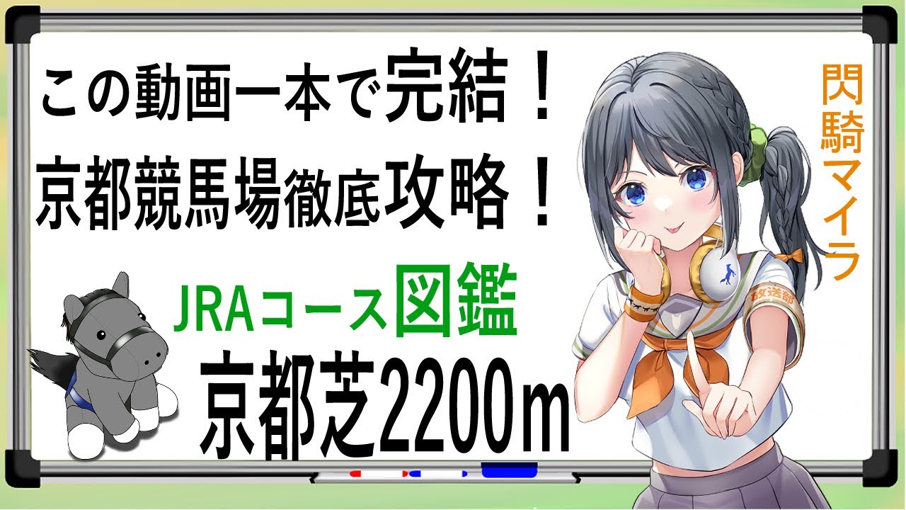 【競馬徹底攻略】京都芝2200ｍ 閃騎マイラ競馬場コース図鑑【 #京都競馬場  #エリザベス女王杯　#京都記念】この動画一本で京都2200ｍ完全攻略！