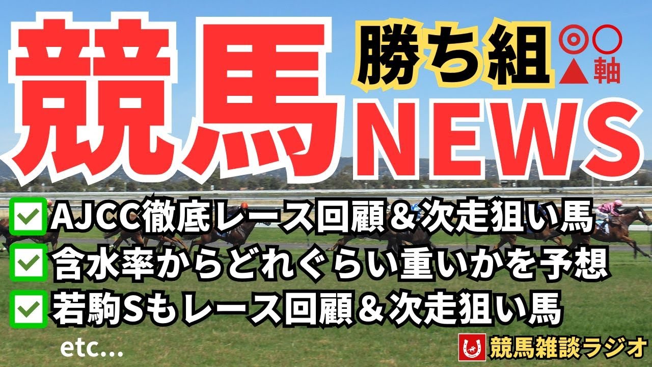 【レース回顧】ラップから読み解く！アメリカJCC徹底レース回顧【競馬雑談ラジオ #129】