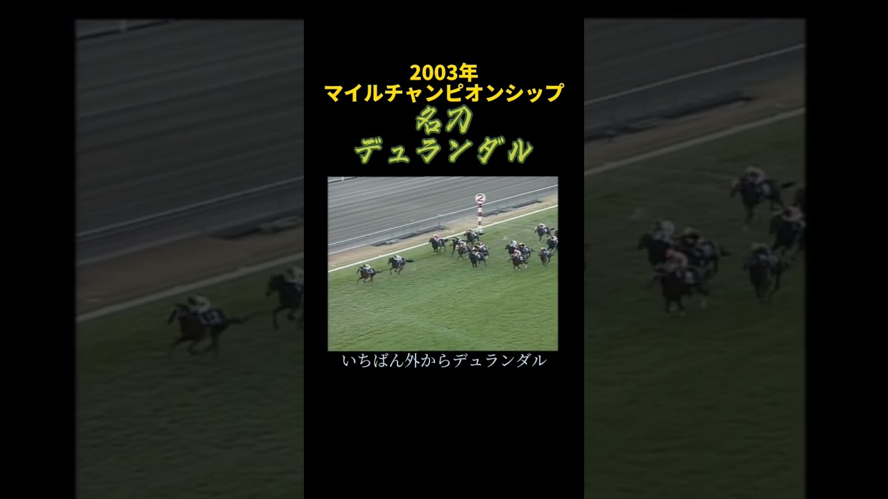 2003年マイルチャンピオンシップ #shorts #short #競馬 #g1 #武豊#池添謙一 #名実況#デュランダル#ファインモーション