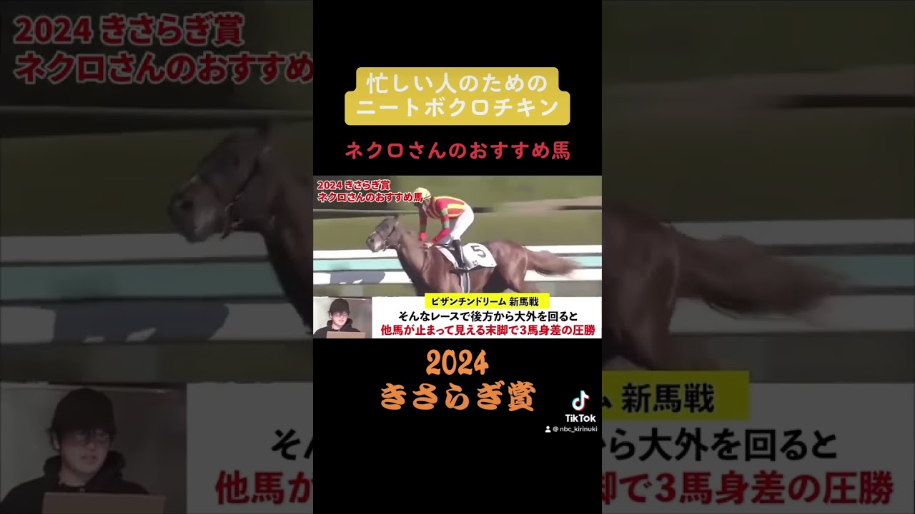 【2024きさらぎ賞】忙しい人のためのニートボクロチキン#ニートボクロチキン #ネクロ #競馬予想