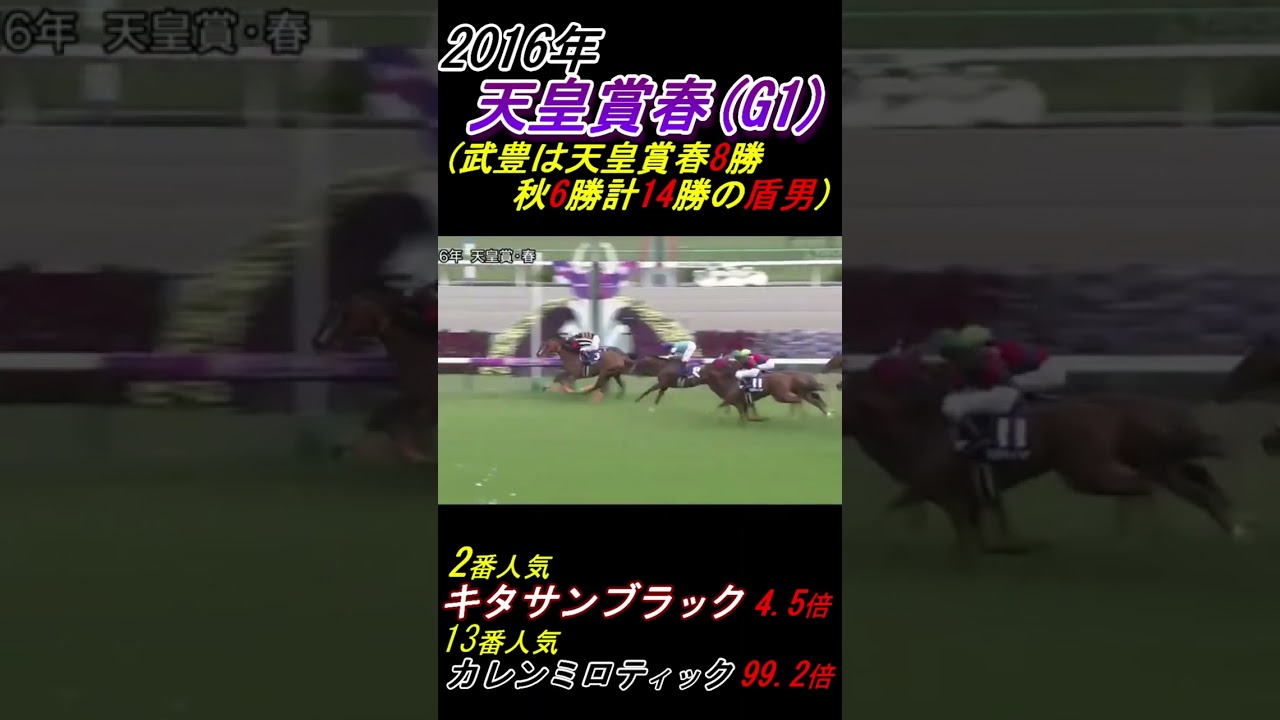 【差し返す武豊に池添謙一ブチギレ！】4センチ鼻負け！レース直後タメ語で暴言！を全力否定 天皇賞春(G1･2016年)キタサンブラックとカレンミロティック #武豊 #池添謙一 #キタサンブラック
