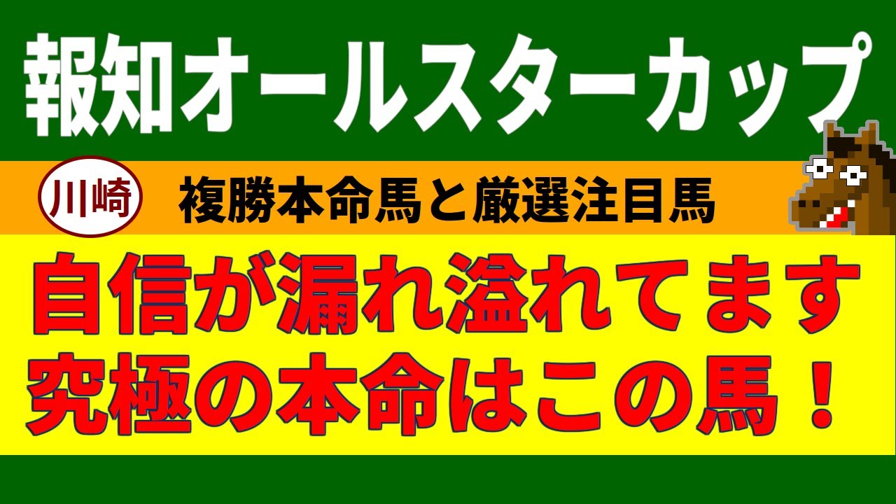 報知オールスターカップ2024競馬予想