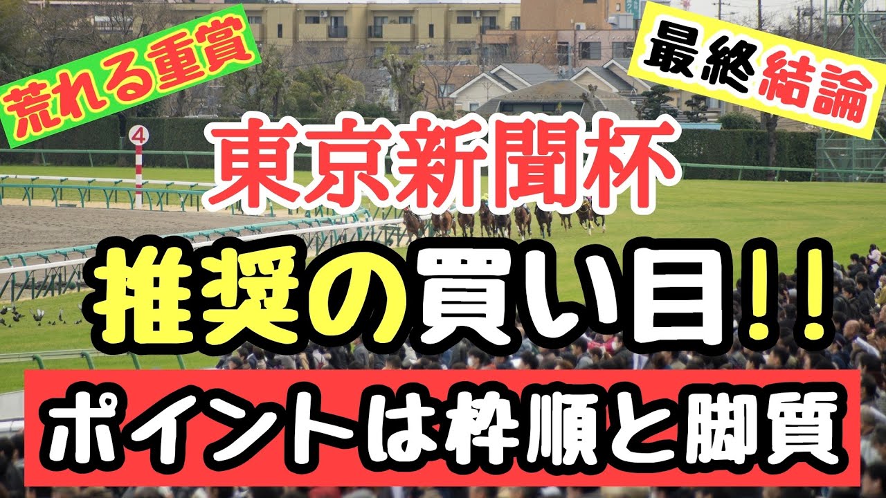 競馬予想 東京新聞杯2024 【推奨の買い目】ポイントは枠順と脚質