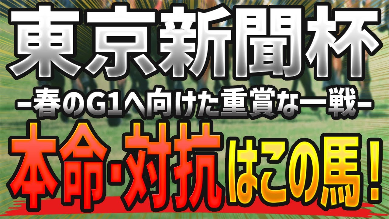 【東京新聞杯2024】本命と対抗はコレで決まり🐴 ～JRA枠順確定前の競馬予想～