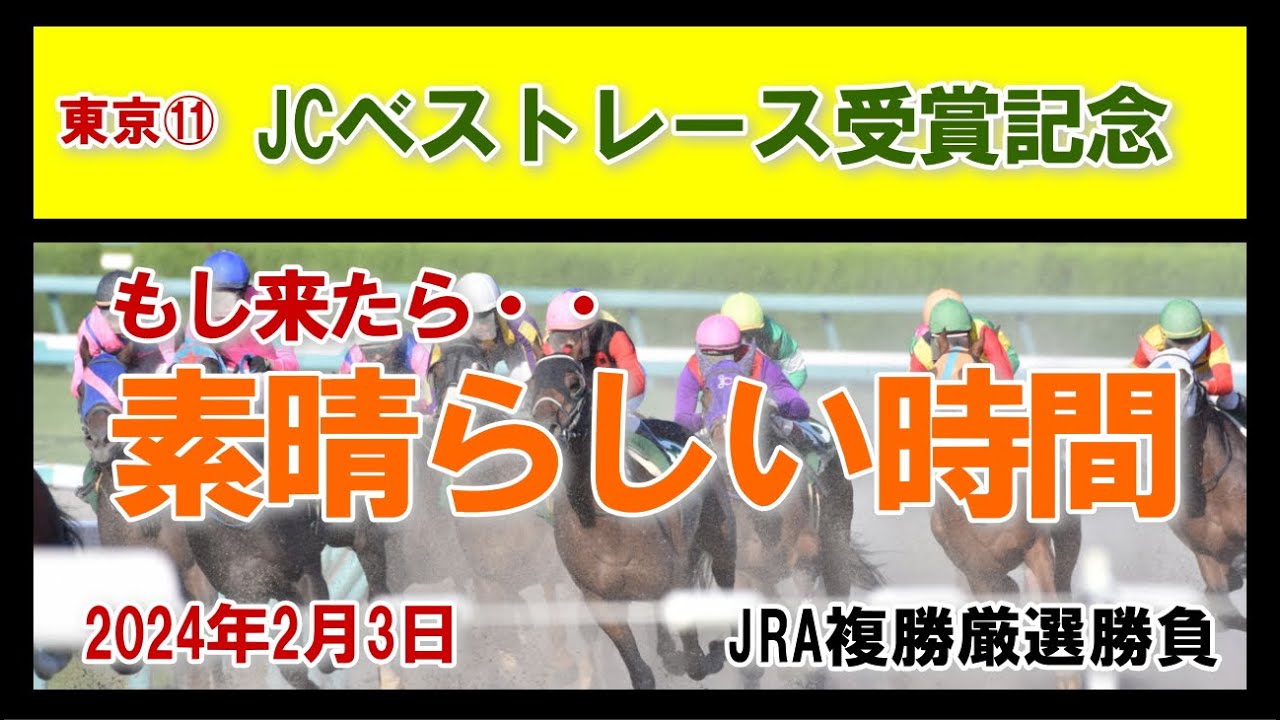 JRA競馬 複勝予想　ジャパンカップ・ロンジンワールドベストレース受賞記念・エクセレントタイム