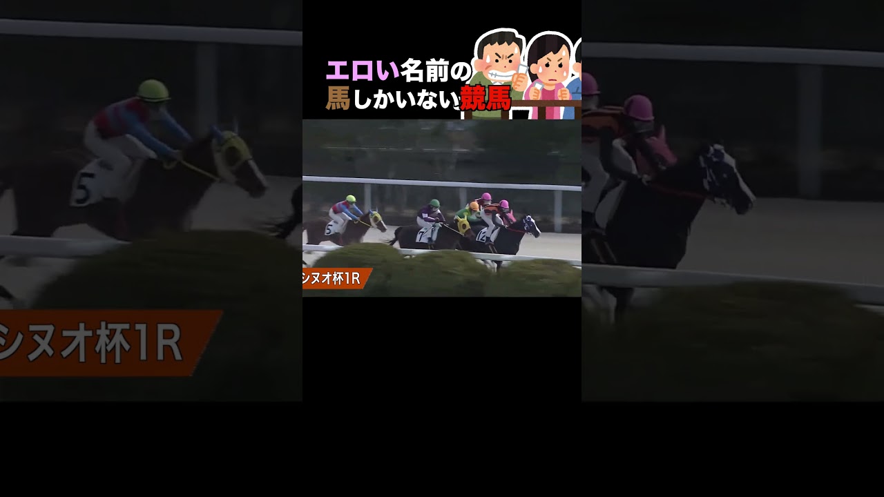エロい名前の馬しかいない奇跡の対決