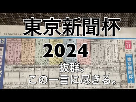 【東京新聞杯　2024】コメント予想