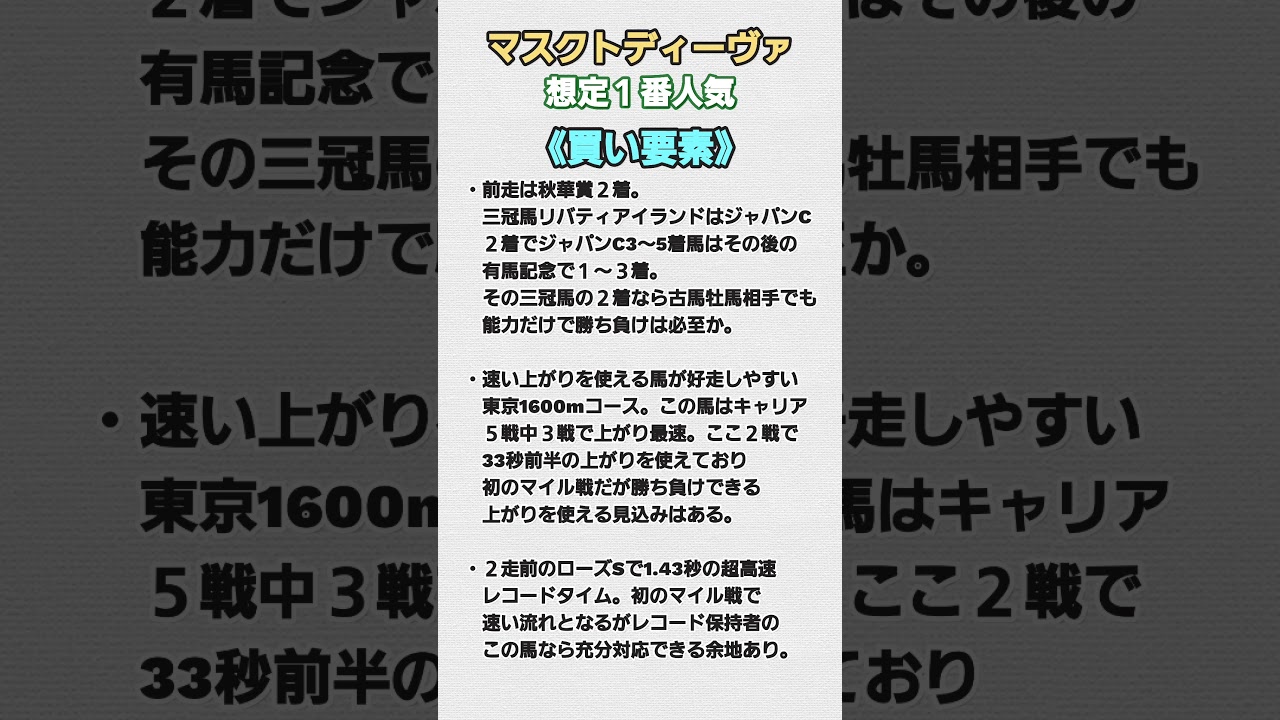 #競馬 #競馬予想 #東京新聞杯2024