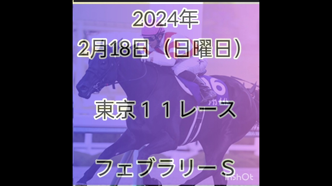 2024フェブラリーステークス現時点考察　いよいよG1だ！　負けられない戦い！