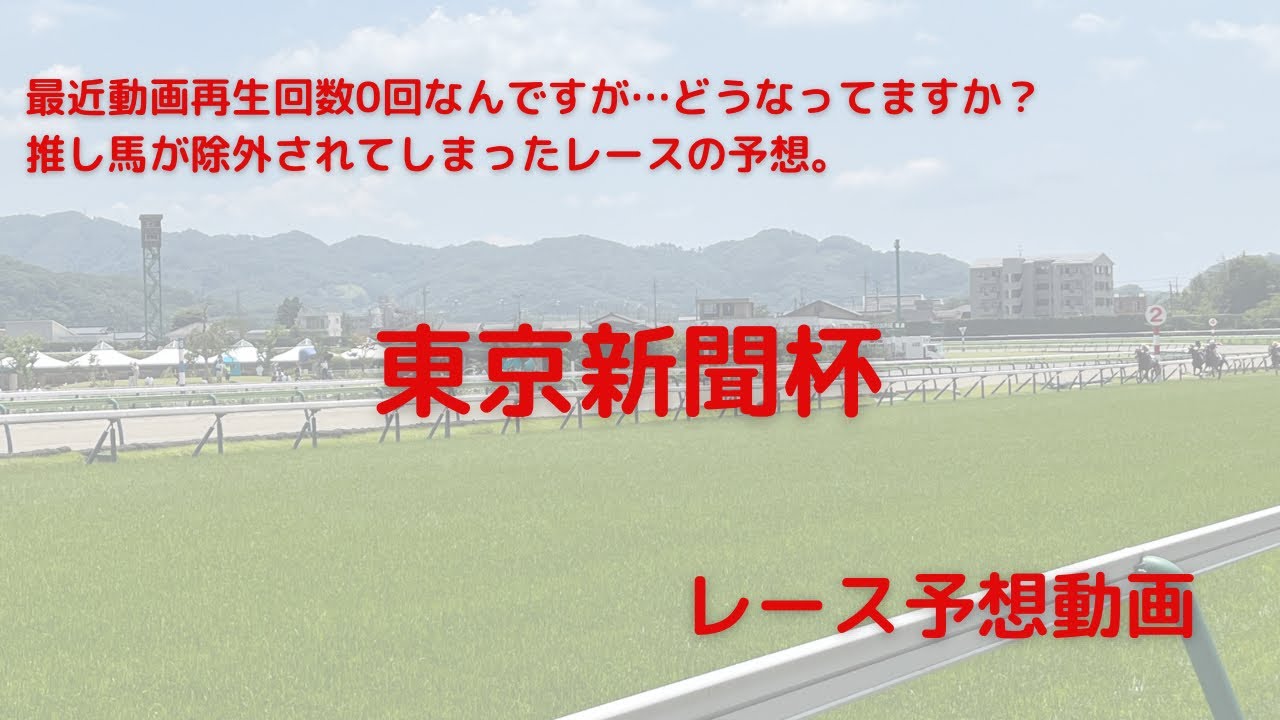 予想動画（東京新聞杯）