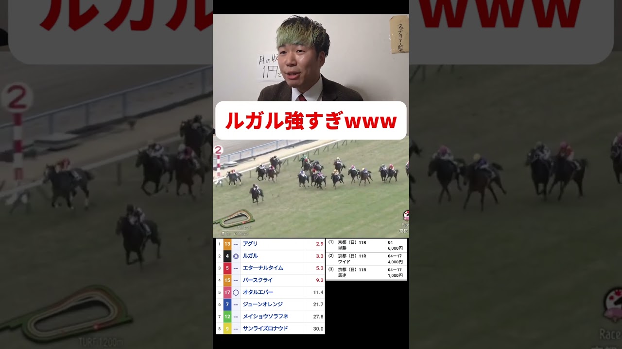 ルガル強すぎん？#shorts#競馬#ルガル