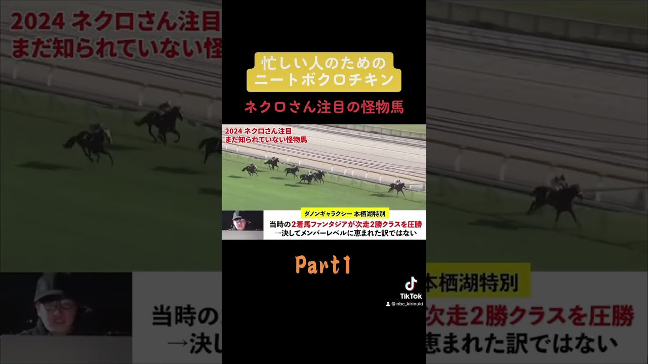 【ネクロさん注目の怪物馬】忙しい人のためのニートボクロチキン#ニートボクロチキン #ネクロ #競馬予想