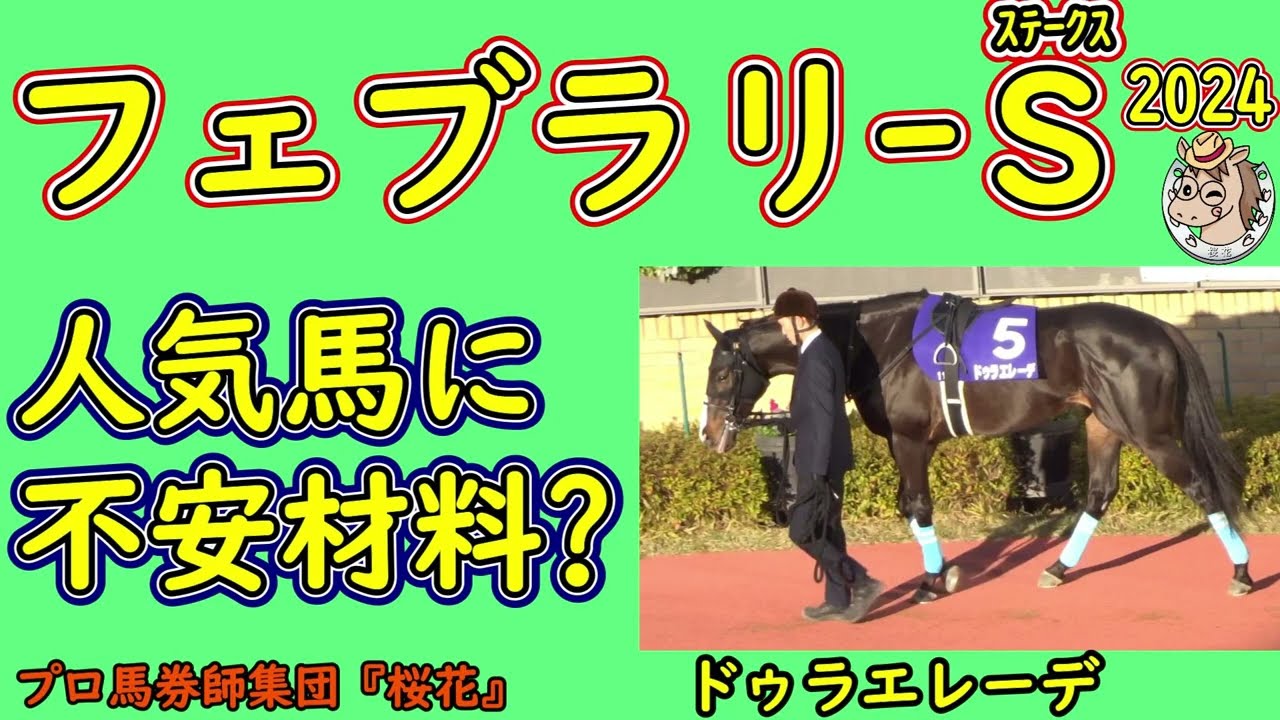 フェブラリーステークス2024コース形態から読み解く人気馬の不安材料！東京ダート１６００ｍにおいて人気馬のウィルソンテソーロ・ドゥラエレーデ・レッドルゼルの不安点などを考察する！