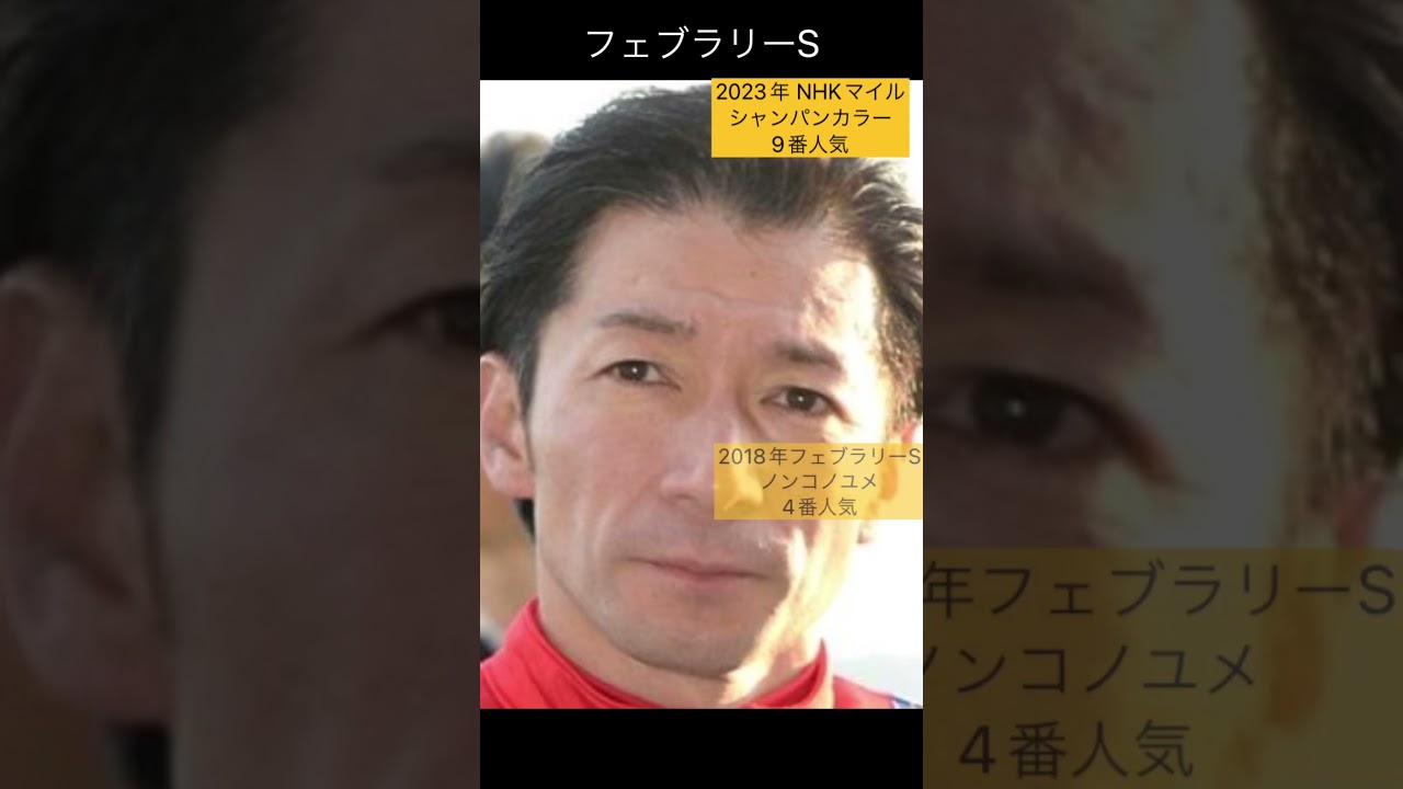 フェブラリーステークス2024🏇東京マイルGⅠ大得意騎手✨主力不在ならこの馬の色に染めちゃおう🌈#フェブラリーs #穴馬 #穴師 #shorts