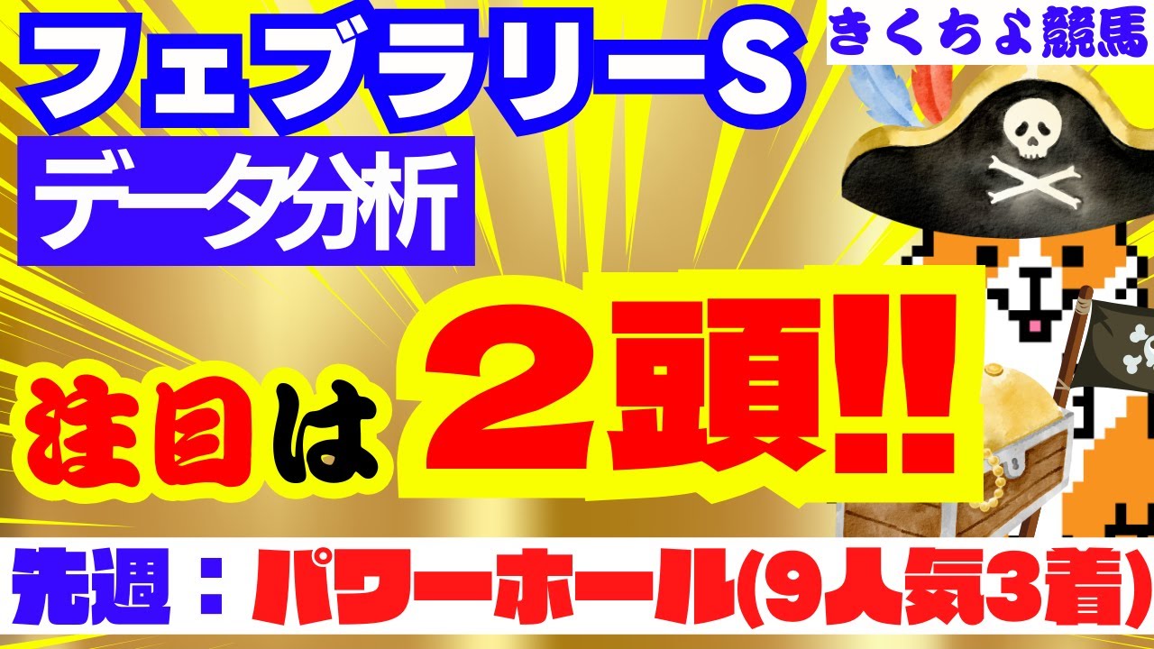 【フェブラリーS 2024 データ分析】◯◯は【ほぼ馬券内】✅◯◯は絶望的なレース⁉注目は【2頭】🙏先週：共同通信杯【お宝穴馬🤩パワーホール9人気3着】的中🎯