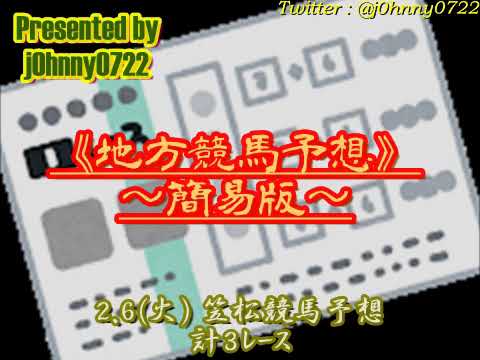 【簡易版】2024笠松競馬　凍星特別＆Ａ５組＆Ａ６組予想