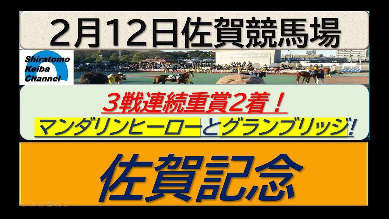 【競馬予想】JpnⅢ佐賀記念！～２０２４年２月１２日 佐賀競馬場 ：２－２７