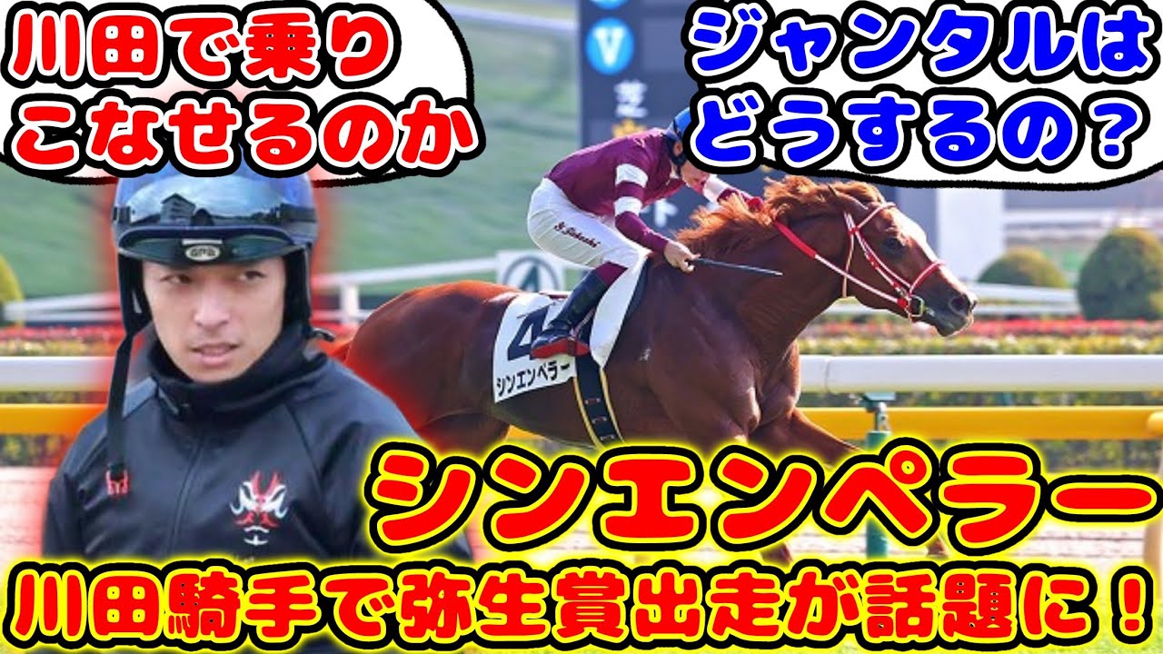 【競馬】シンエンペラー 川田騎手に乗り替わりで弥生賞出走が話題に！【競馬の反応集】