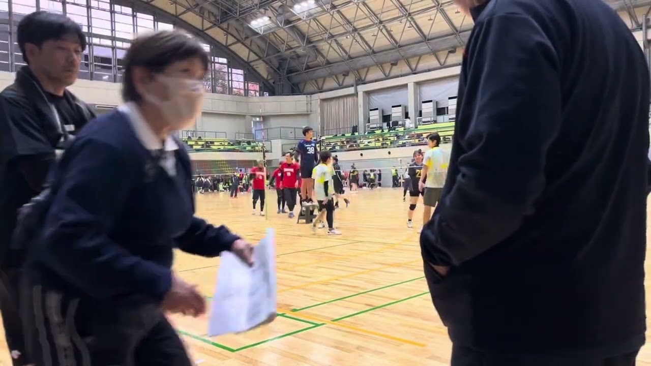 2024.1.21 大阪府会長杯兼府民スポレク大会　GLORIA2 vs レッドショルダー 1セット目