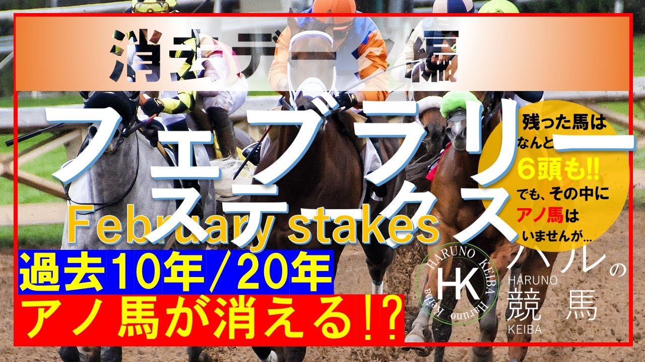フェブラリーステークス２０２４（GⅠ）　消去データ編　過去１０年/そして２０年の消去データです。　祝オメガギネス参戦決定！！　俄然盛り上がる一戦に消去データを活用せずには！？