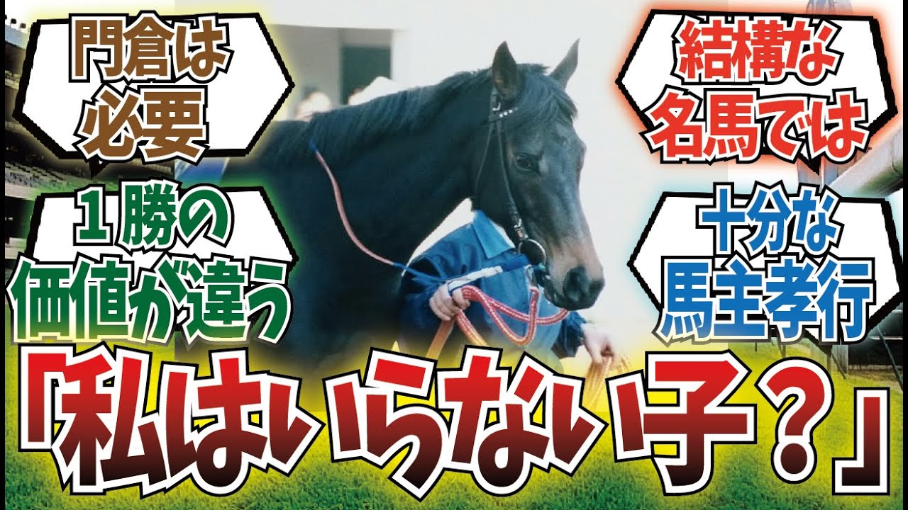 「10勝するけど10敗するサラブレッドはいらない」に対するみんなの反応集