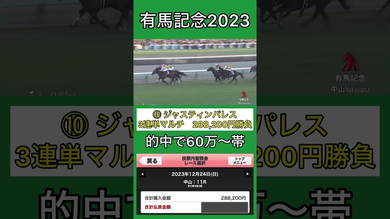 【競馬】【約29万賭け！】手取り15万円のサラリーマンが有馬記念に人生賭けた結果。
