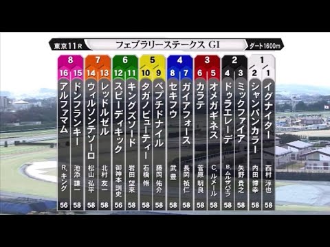 【第41回 フェブラリーステークス】R6.2/18（ＧⅠ／東京・ダート1600ｍ ﾗｼﾞｵ実況版）騒然！府中・東京競馬場、11番人気・ペプチドナイルがＧⅠ初制覇で大波乱！