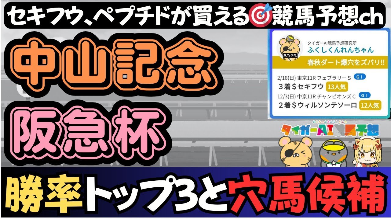 【中山記念・阪急杯2024】超穴馬候補を知りたい人へ！重賞勝率ランキングで有力馬、激走候補を探る【競馬予想】