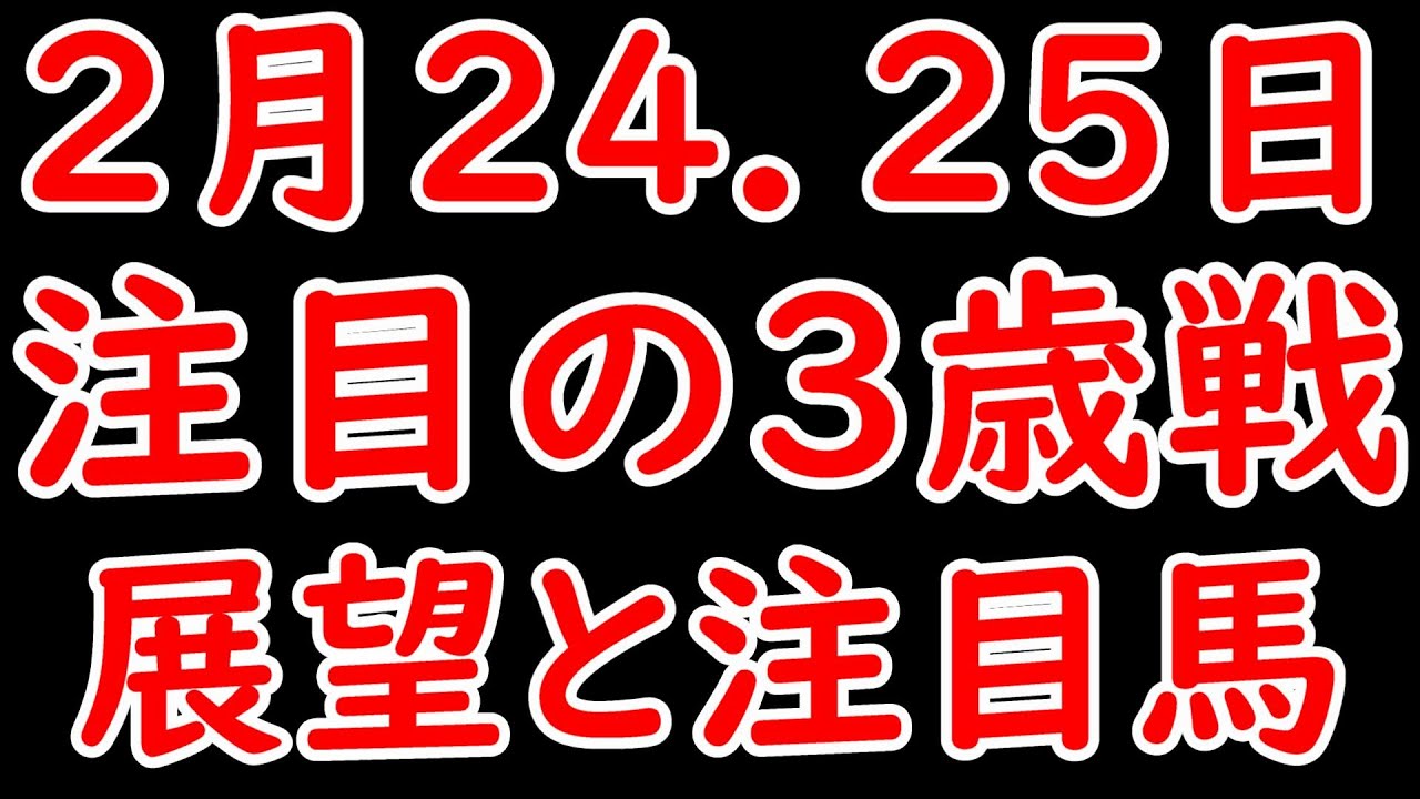 2月24.25日注目の3歳戦 展望と注目馬 すみれS＆マーガレットSは大注目！デイジー賞にはエフフォーリアの妹も！【POG23-24】