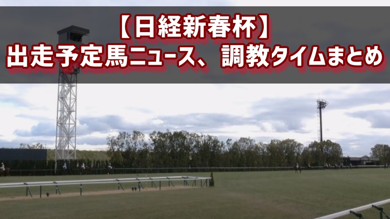 【日経新春杯】菊花賞組が参戦！出走予定馬ニュース、調教タイムまとめ