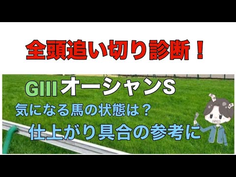 【2024年 オーシャンS 追い切り】全頭追い切り診断