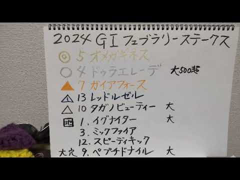 馬券王への道「今年初G1フェブラリーステークス」HStimesちゃんねる第542回 (2024.02.17)