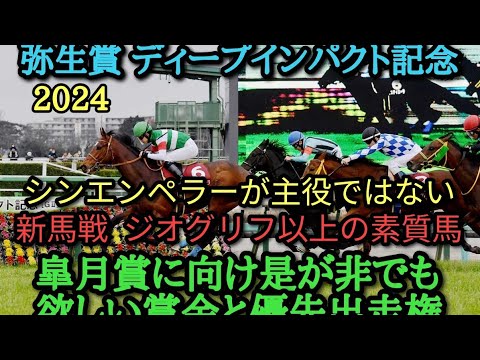 弥生賞 2024【本命はジオグリフ越えの馬】
