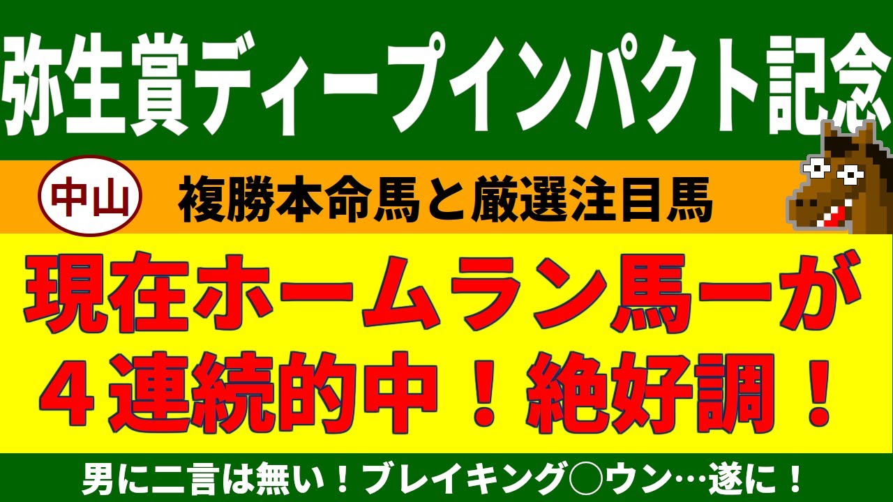 弥生賞ディープインパクト記念2024競馬予想