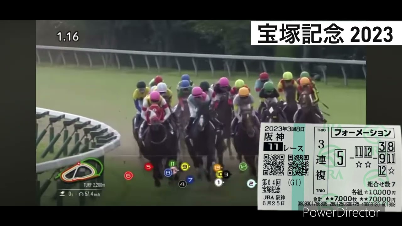 宝塚記念 2023 21歳クズ社会人支払いの金ぶっ込んで見た結果😭
