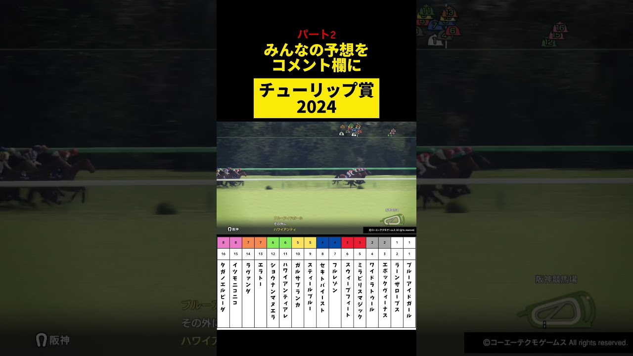 ↑↑競馬予想シミュレーション予想をコメント欄に書いてね#shorts