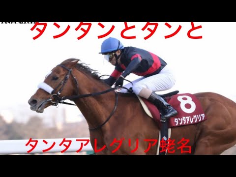 タンタンとタンとタンタアレグリア蛯名ぁぁあ！！