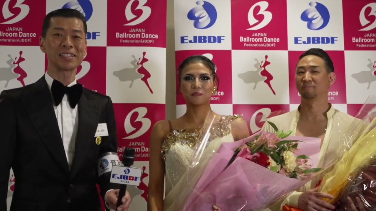 【2024 スーパージャパンカップダンス】引退デモンストレーション 森田 銀河・小和田 愛子 組のインタビュー