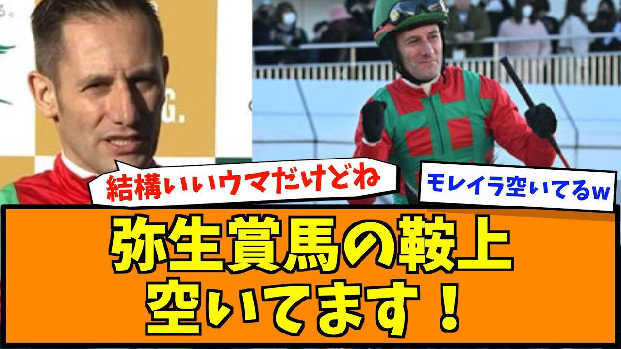 弥生賞馬の鞍上空いてます！