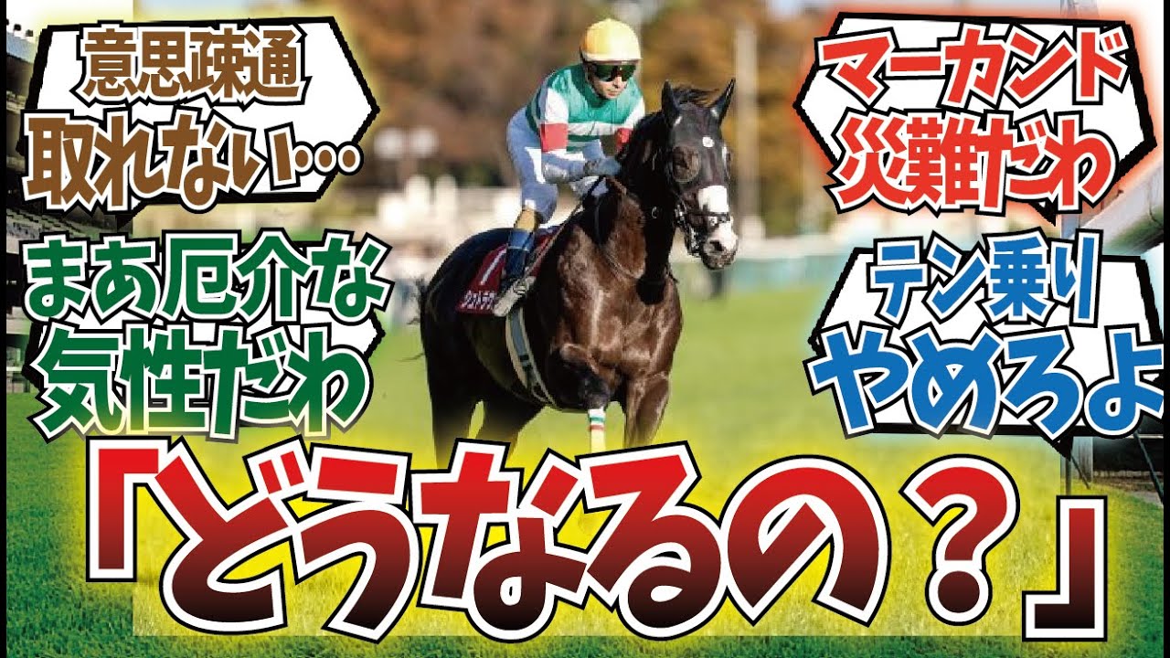 「今最も語れない馬」に対するみんなの反応集
