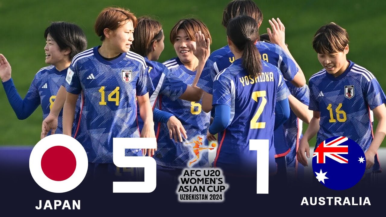 ヤングなでしこジャパンがオーストラリア代表に５発圧勝！北朝鮮が待つファイナルに進出