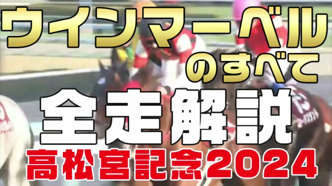 【ウインマーベルのすべて】（高松宮記念2024）新馬戦から前走までのレースぶりを振り返ってみました
