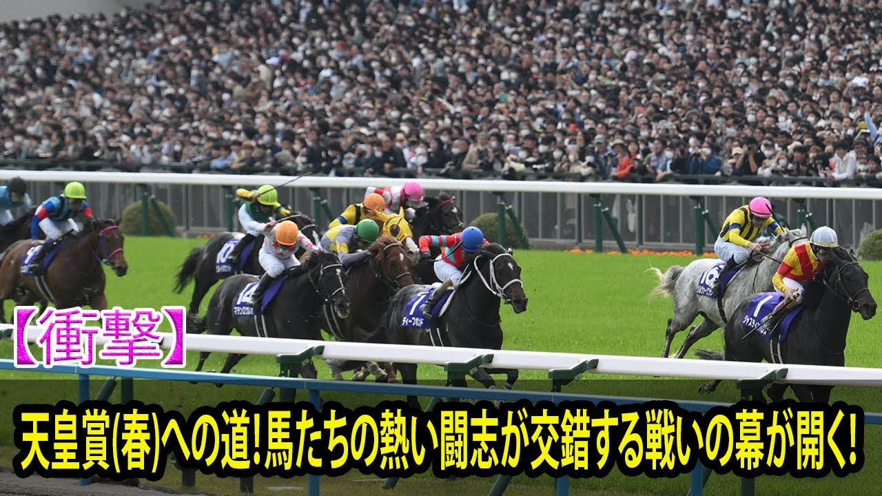 【衝撃】天皇賞春への道！馬たちの熱い闘志が交錯する戦いの幕が開く！