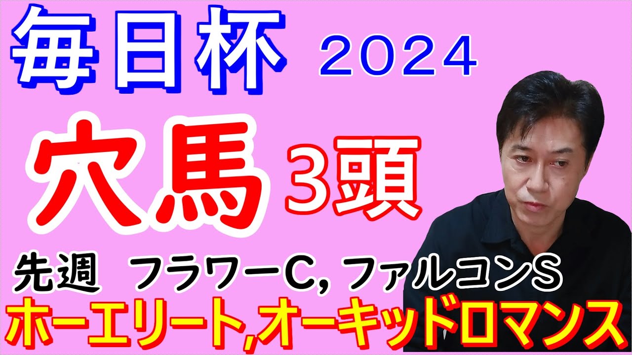 【毎日杯】自信の穴馬発表！