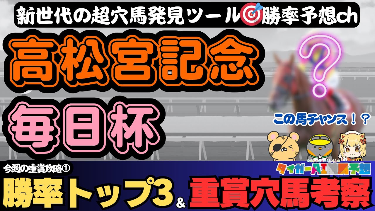 【高松宮記念・毎日杯2024】穴馬候補を知りたい人へ！重賞勝率ランキングで有力馬、激走候補を探る【競馬予想】