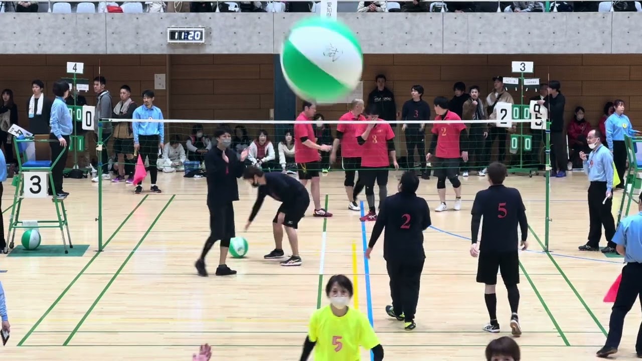 2024.3.24 ジャパンカップ　高岡大会　決勝トーナメント　ACT2🆚羽根クラブ　1セット目